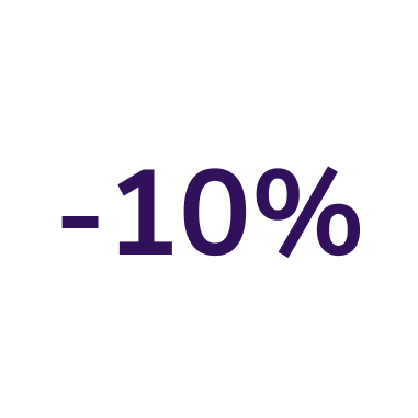 -10% de réduction pour une collaboration longue avec votre entreprise
