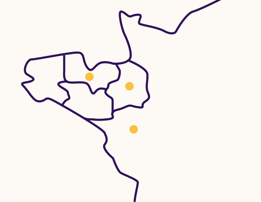 Carte de la Bretagne, situer Ille-et-Vilaine, Côtes d'Armor et Nantes