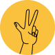 Numéro 3 avec les mains